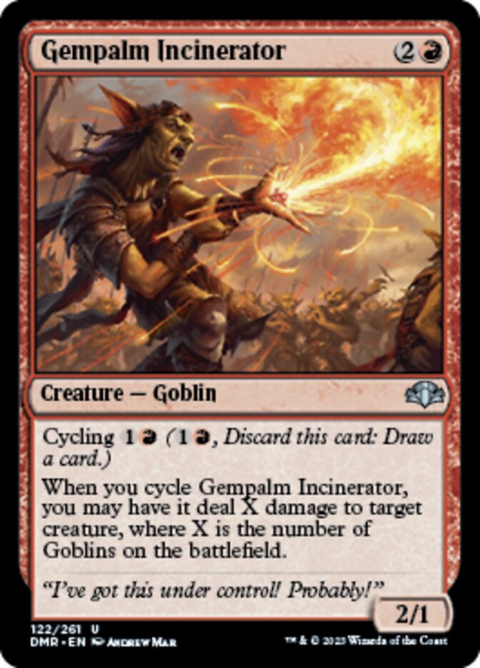 Gempalm Incinerator [Dominaria Remastered] | Webway Games