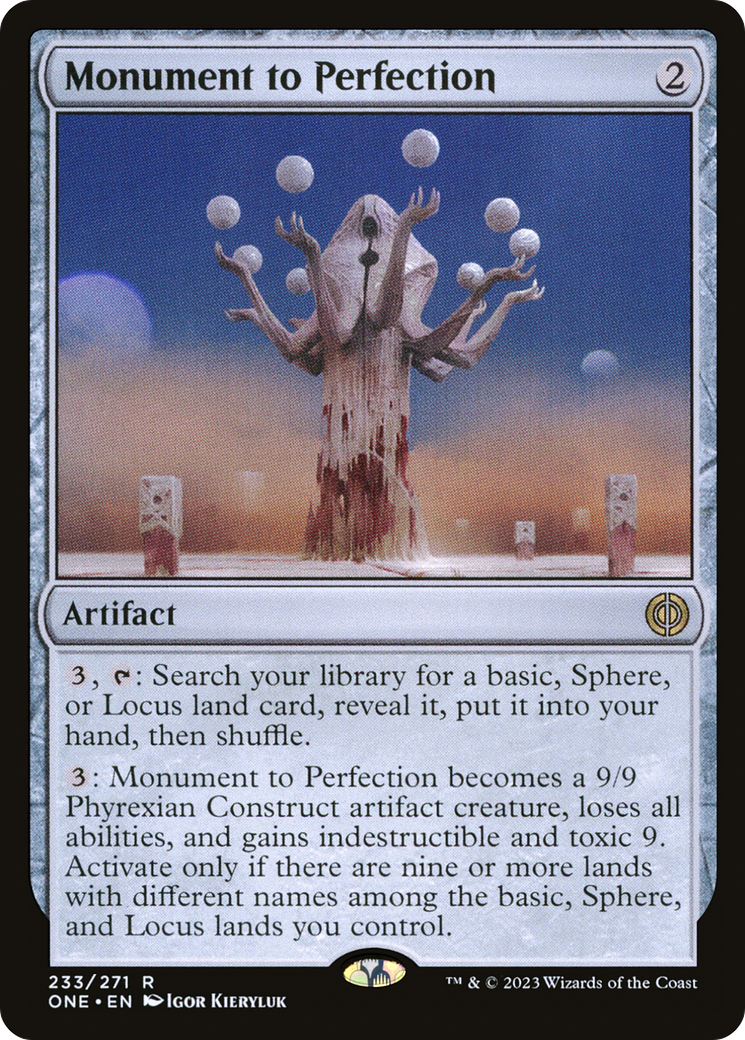 Monument to Perfection [Phyrexia: All Will Be One] | Webway Games
