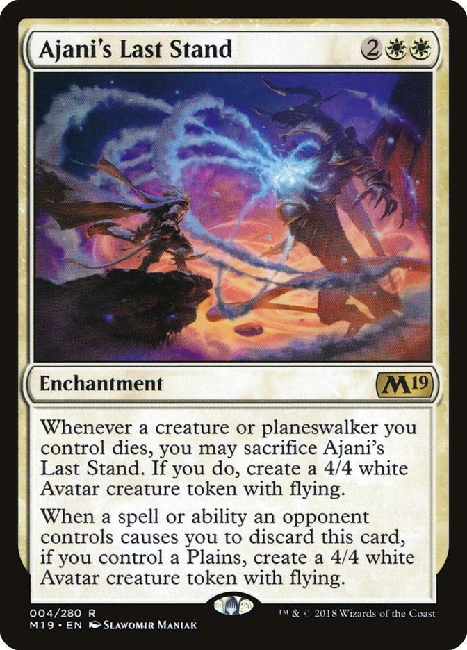 Ajani's Last Stand [Core Set 2019] | Webway Games