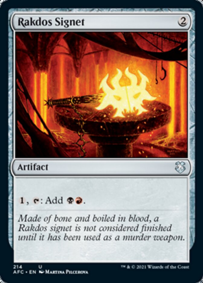 Rakdos Signet [Dungeons & Dragons: Adventures in the Forgotten Realms Commander] | Webway Games