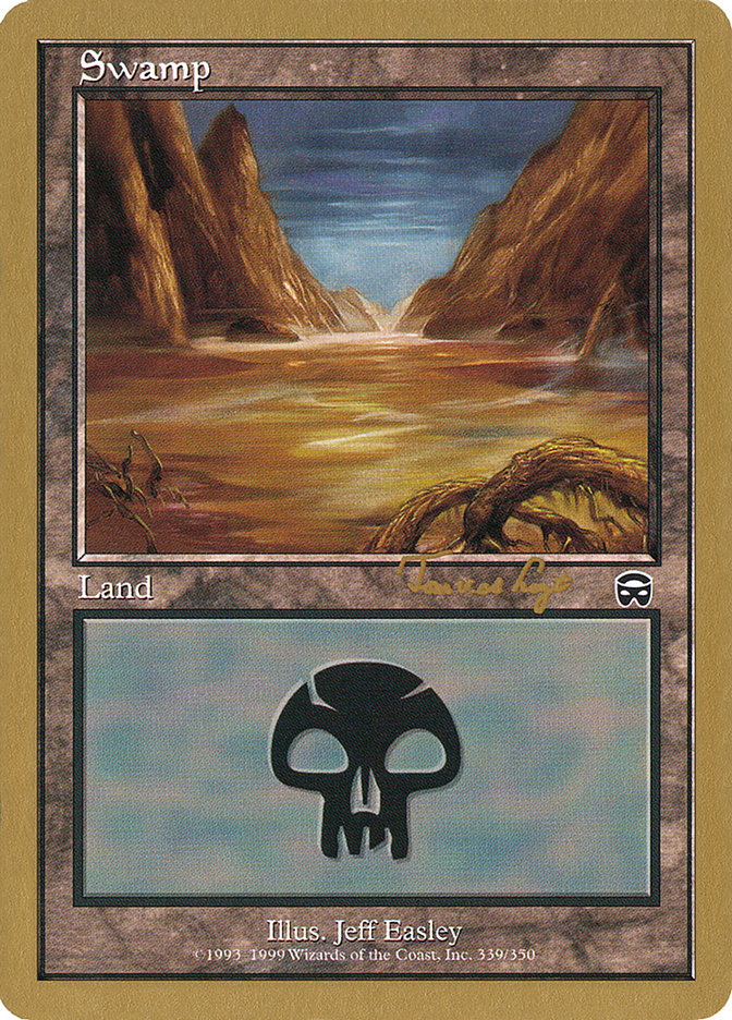 Swamp (tvdl339a) (Tom van de Logt) [World Championship Decks 2001] | Webway Games