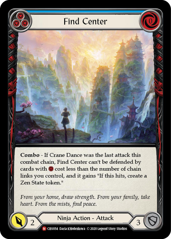 Find Center [CRU054] 1st Edition Normal | Webway Games