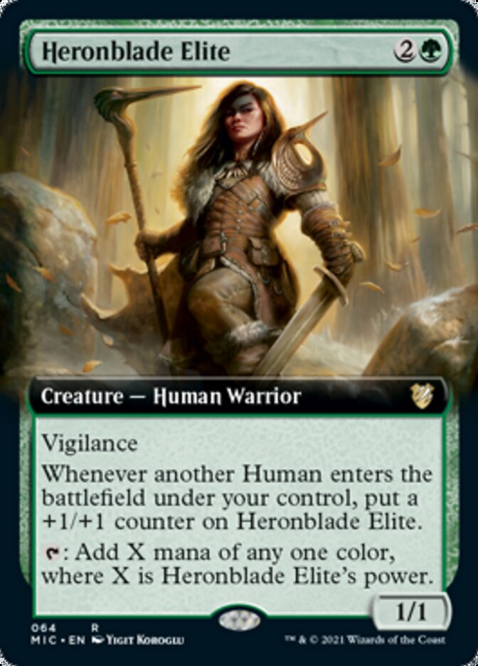 Heronblade Elite (Extended) [Innistrad: Midnight Hunt Commander] | Webway Games