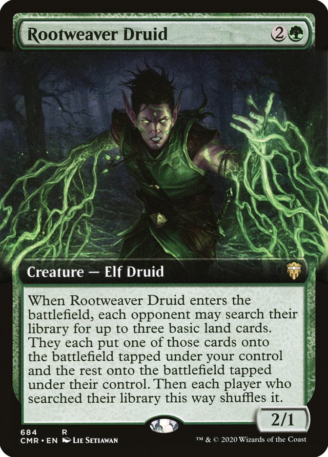 Rootweaver Druid (Extended Art) [Commander Legends] | Webway Games