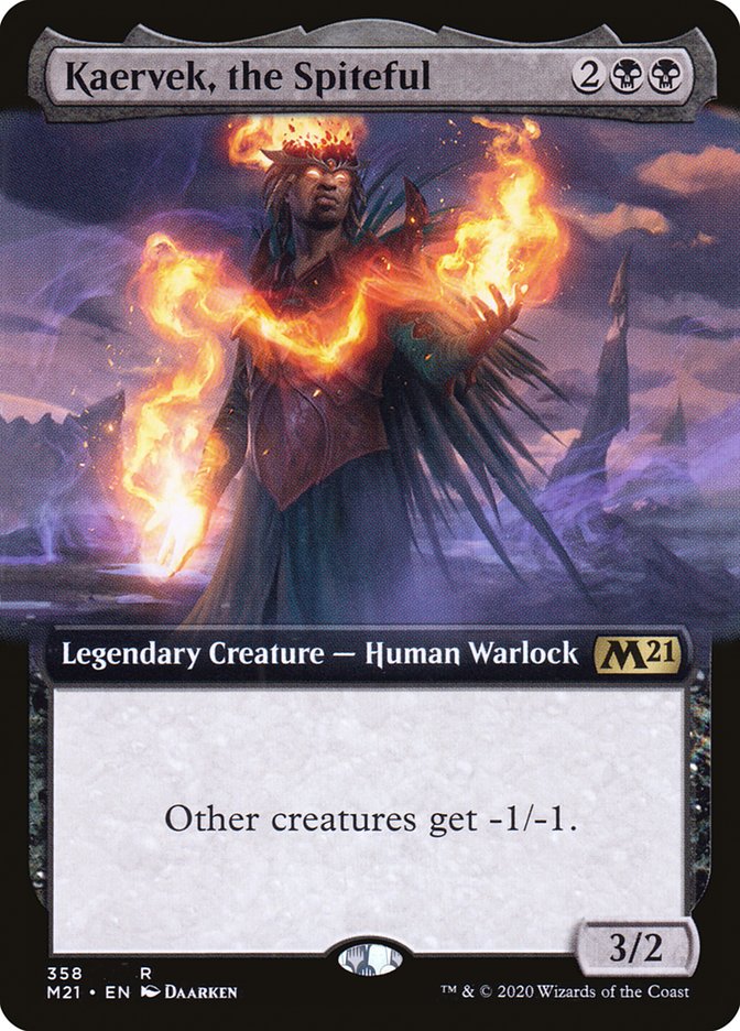 Kaervek, the Spiteful (Extended Art) [Core Set 2021] | Webway Games