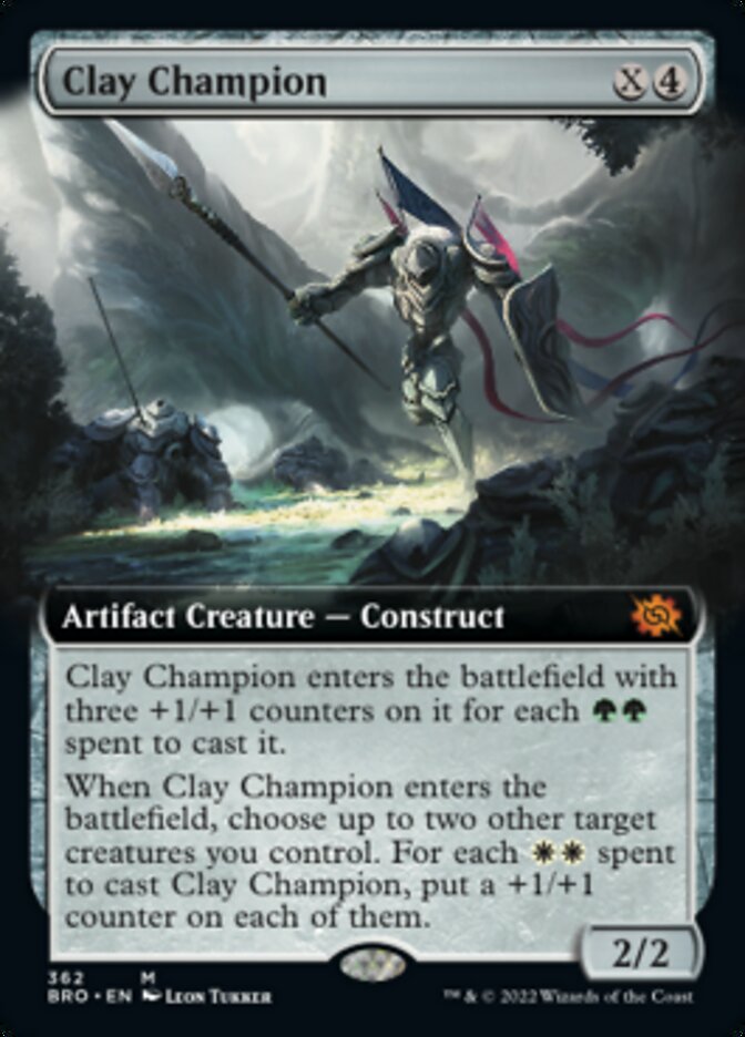 Clay Champion (Extended Art) [The Brothers' War] | Webway Games