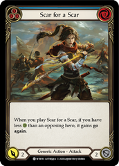 Scar for a Scar (Blue) [U-WTR193] (Welcome to Rathe Unlimited)  Unlimited Rainbow Foil | Webway Games