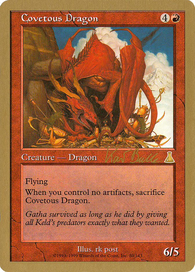 Covetous Dragon (Kai Budde) [World Championship Decks 1999] | Webway Games