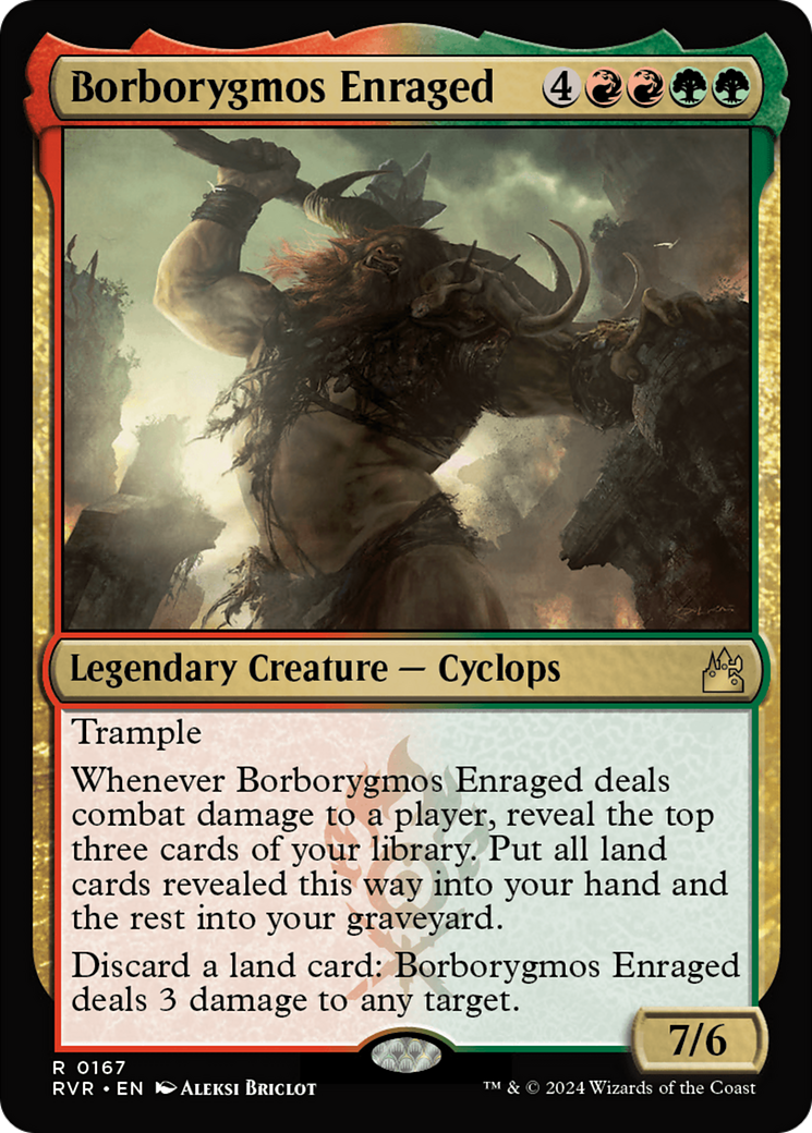 Borborygmos Enraged [Ravnica Remastered] | Webway Games