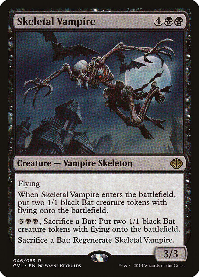 Skeletal Vampire (Garruk vs. Liliana) [Duel Decks Anthology] | Webway Games