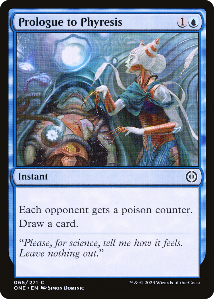 Prologue to Phyresis [Phyrexia: All Will Be One] | Webway Games