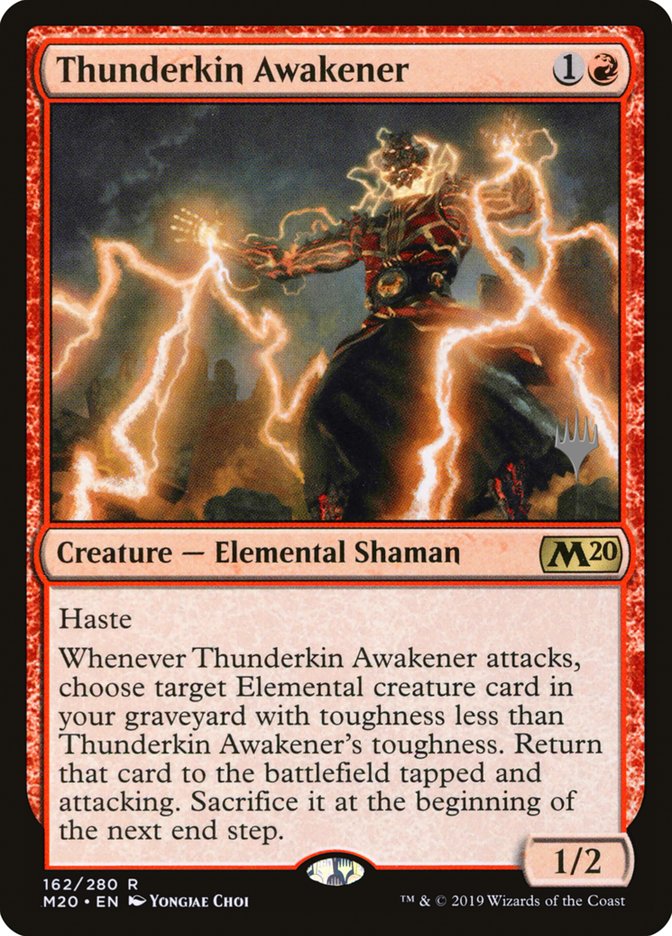 Thunderkin Awakener (Promo Pack) [Core Set 2020 Promos] | Webway Games