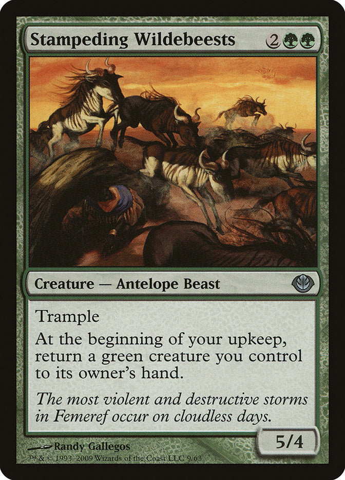 Stampeding Wildebeests [Duel Decks: Garruk vs. Liliana] | Webway Games