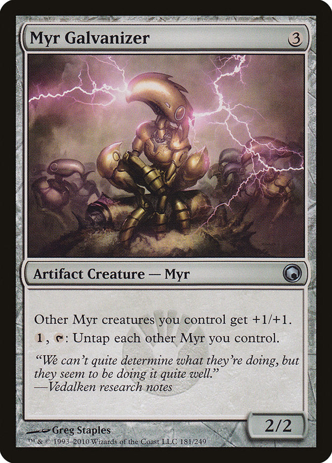 Myr Galvanizer [Scars of Mirrodin] | Webway Games