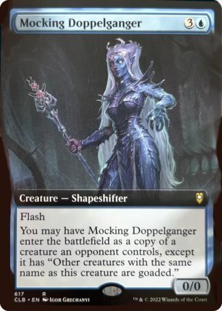 Mocking Doppelganger (Extended Art) [Commander Legends: Battle for Baldur's Gate] | Webway Games