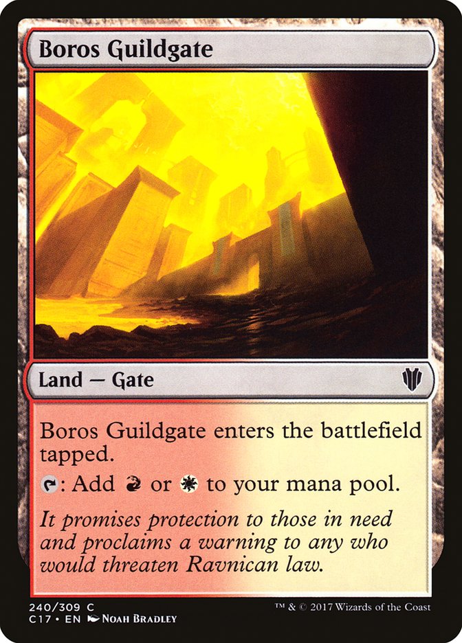 Boros Guildgate [Commander 2017] | Webway Games