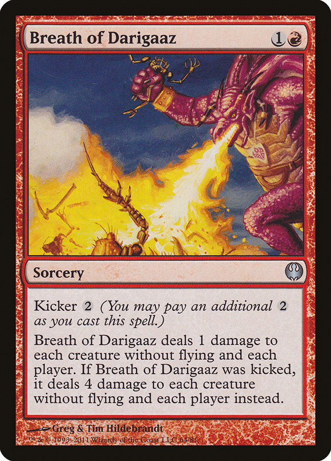 Breath of Darigaaz [Duel Decks: Knights vs. Dragons] | Webway Games