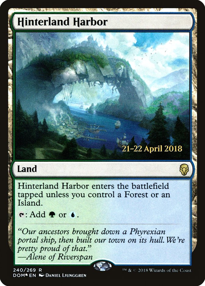 Hinterland Harbor  (Prerelease) [Dominaria Prerelease Promos] | Webway Games