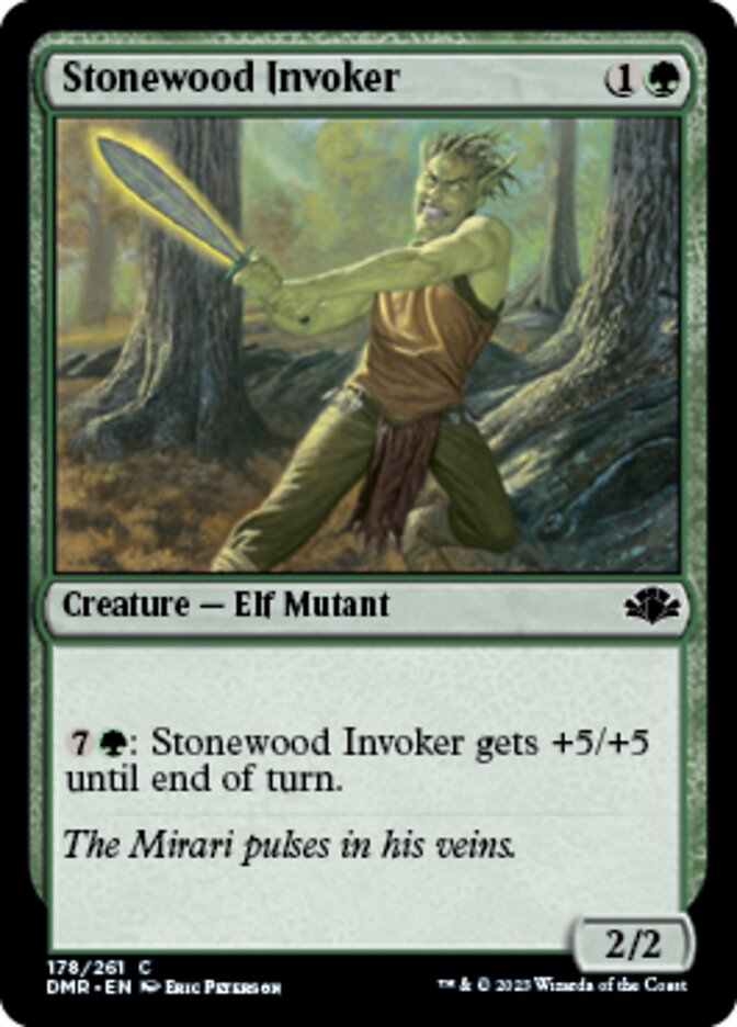 Stonewood Invoker [Dominaria Remastered] | Webway Games