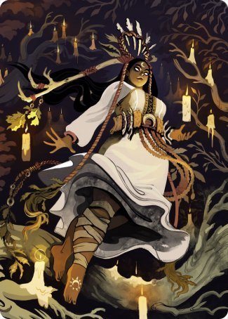 Candlegrove Witch 2 Art Card [Innistrad: Midnight Hunt Art Series] | Webway Games