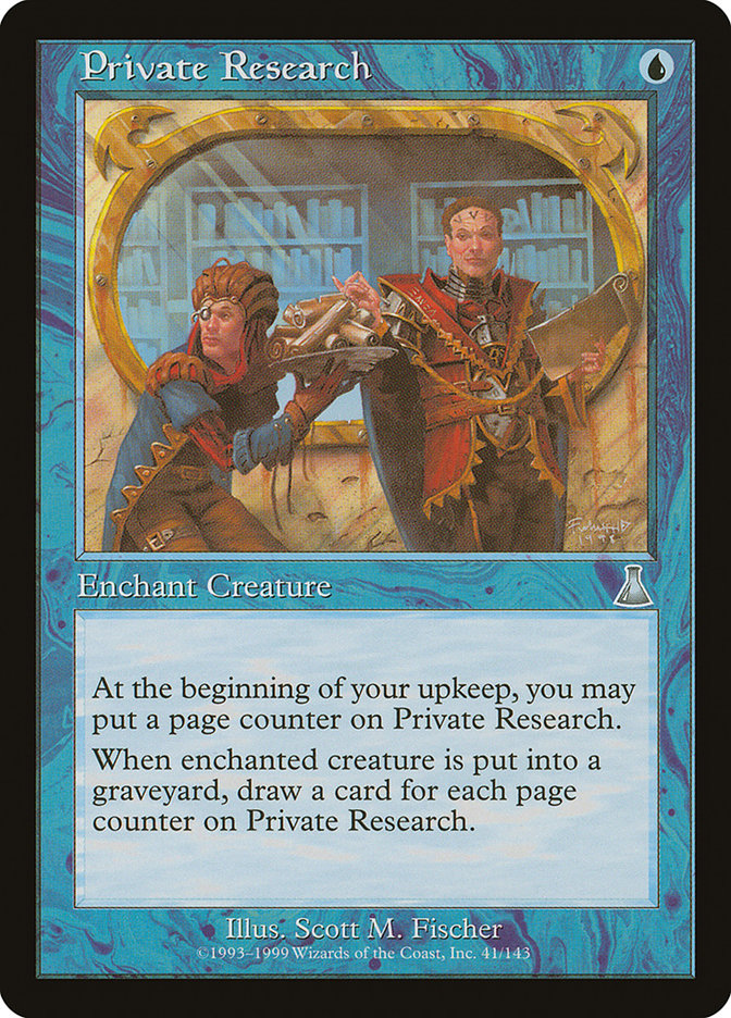 Private Research [Urza's Destiny] | Webway Games