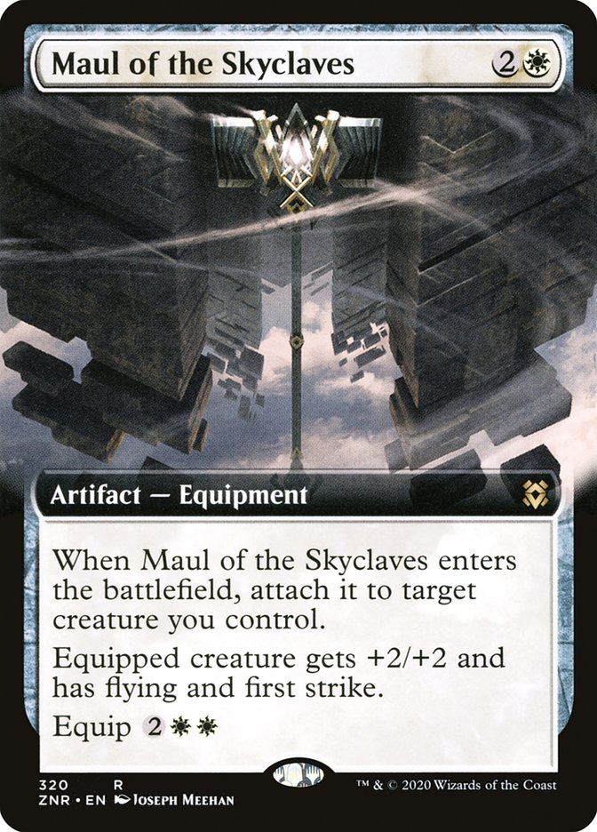 Maul of the Skyclaves (Extended Art) [Zendikar Rising] | Webway Games