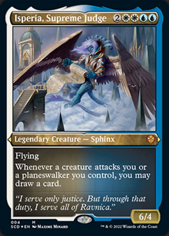 Isperia, Supreme Judge (Foil Etched) [Starter Commander Decks] | Webway Games