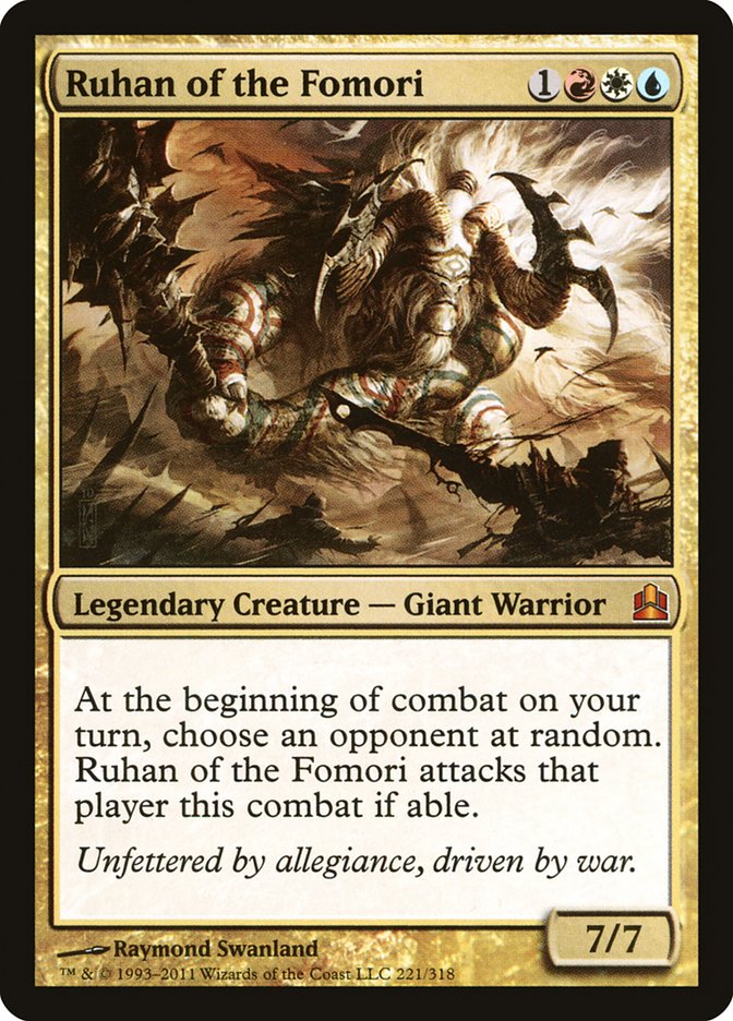 Ruhan of the Fomori [Commander 2011] | Webway Games