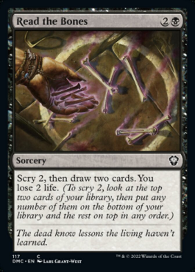 Read the Bones [Dominaria United Commander] | Webway Games