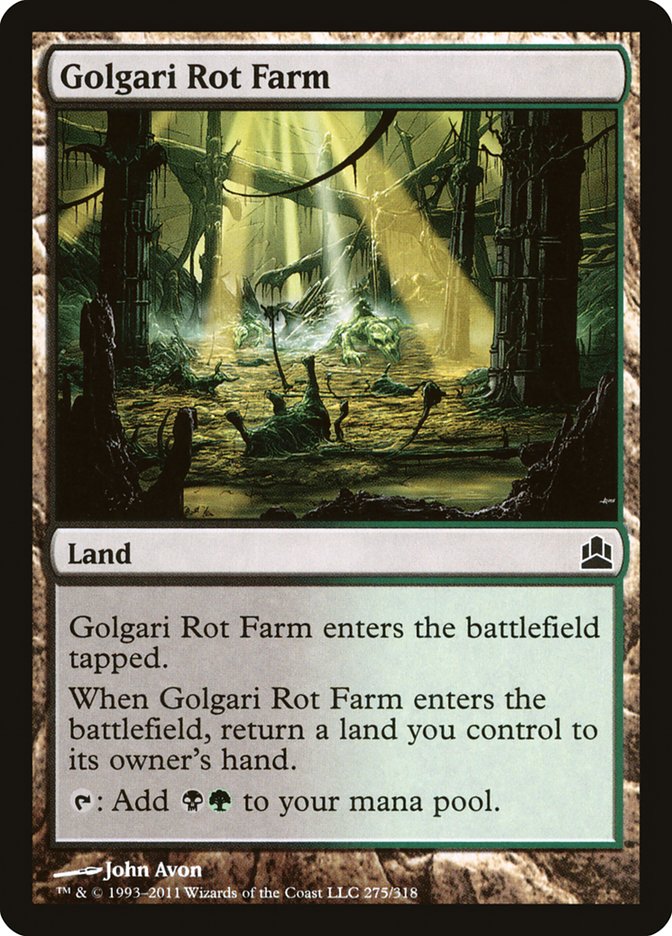 Golgari Rot Farm [Commander 2011] | Webway Games