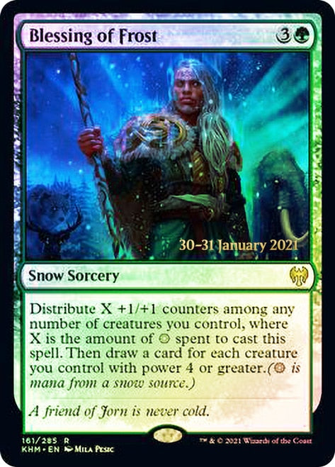 Blessing of Frost  [Kaldheim Prerelease Promos] | Webway Games