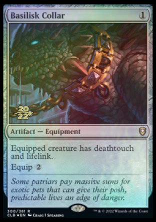 Basilisk Collar [Commander Legends: Battle for Baldur's Gate Prerelease Promos] | Webway Games