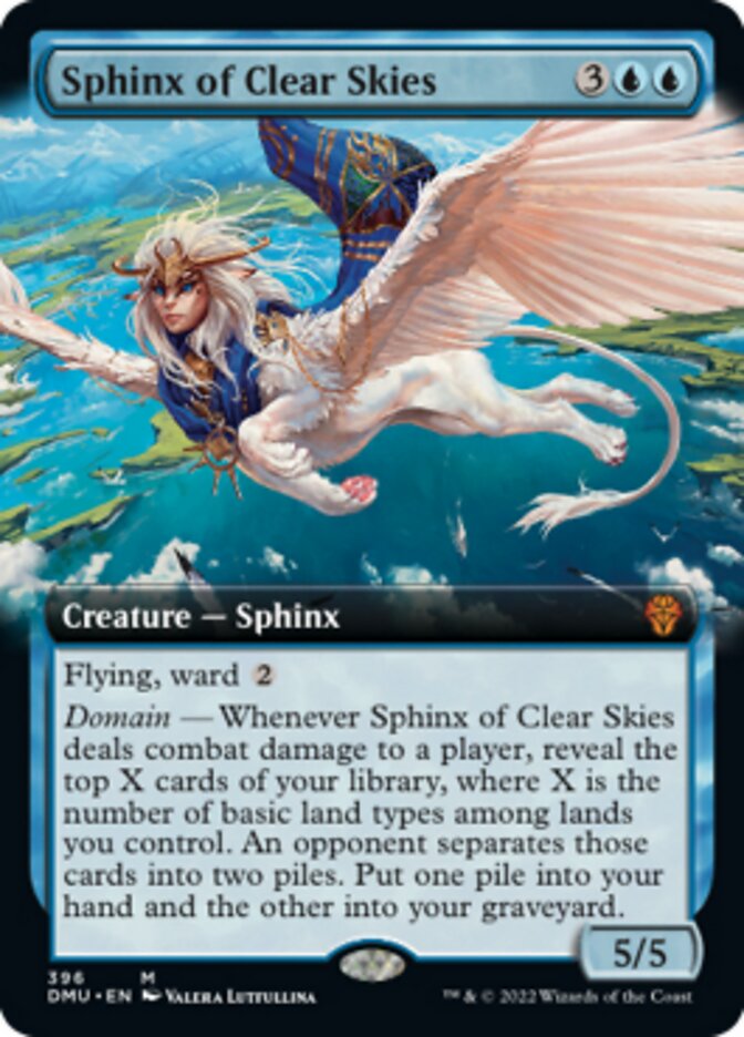 Sphinx of Clear Skies (Extended Art) [Dominaria United] | Webway Games