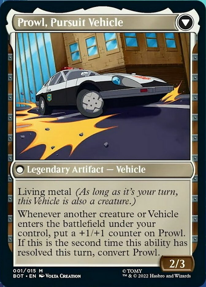 Prowl, Stoic Strategist // Prowl, Pursuit Vehicle [Universes Beyond: Transformers] | Webway Games