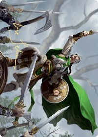 Maja, Bretagard Protector Art Card (Gold-Stamped Signature) [Kaldheim: Art Series] | Webway Games