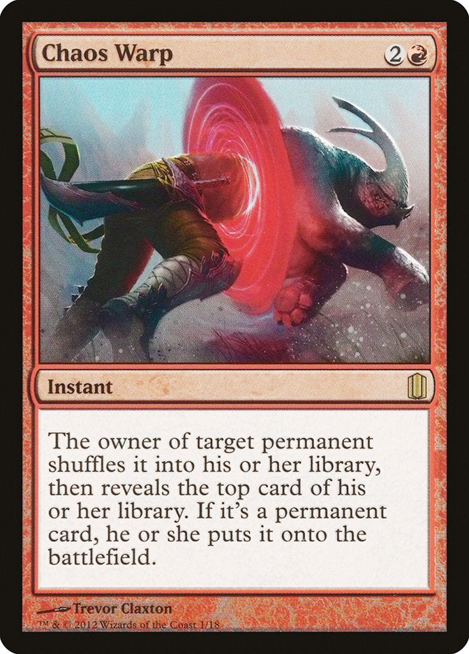 Chaos Warp [Commander's Arsenal] | Webway Games