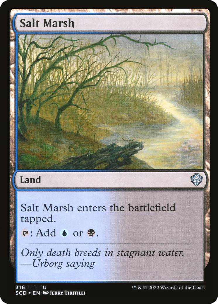 Salt Marsh [Starter Commander Decks] | Webway Games