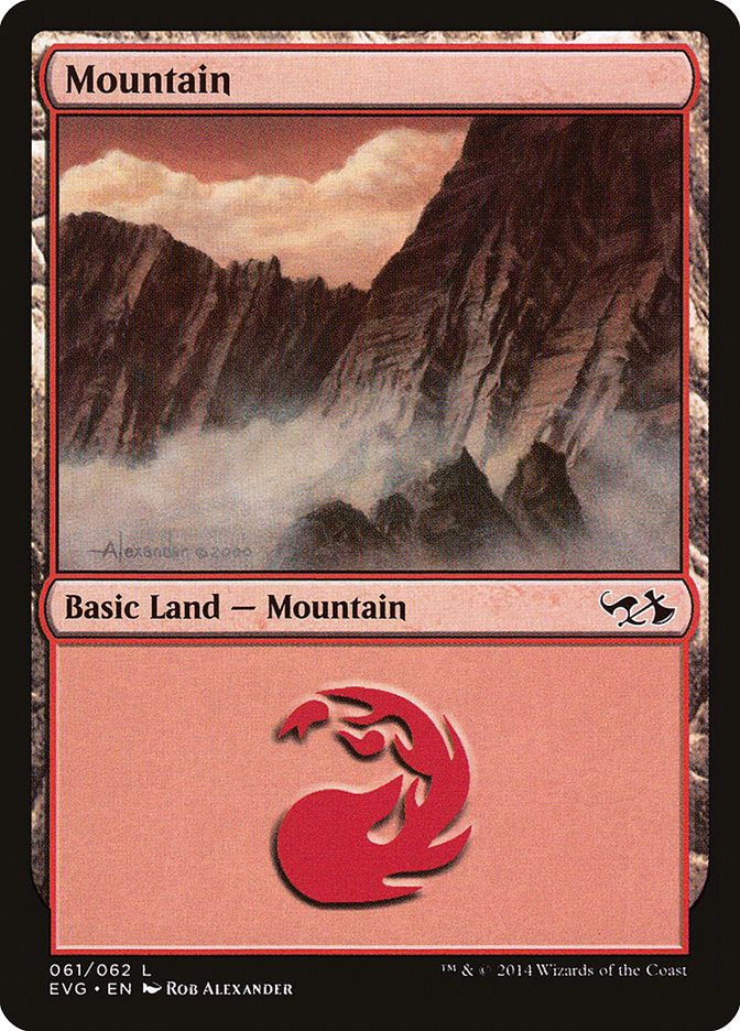 Mountain (61) (Elves vs. Goblins) [Duel Decks Anthology] | Webway Games