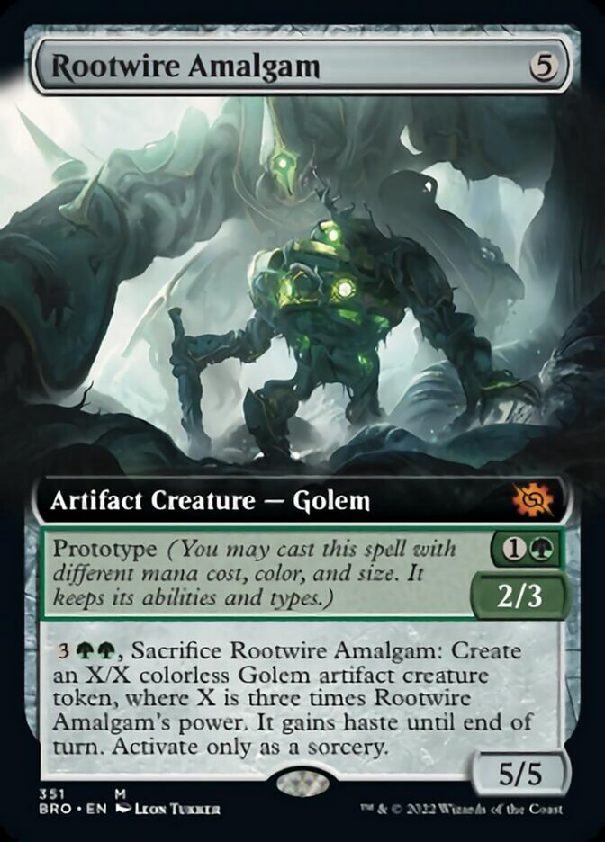 Rootwire Amalgam (Extended Art) [The Brothers' War] | Webway Games