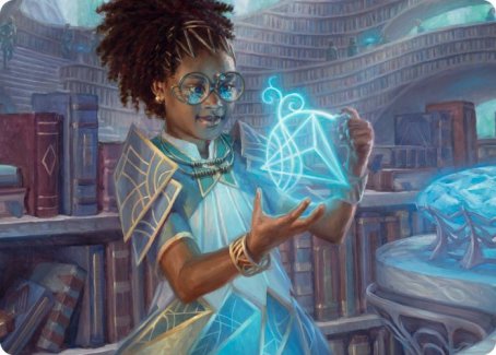 Zimone, Quandrix Prodigy Art Card [Strixhaven: School of Mages Art Series] | Webway Games