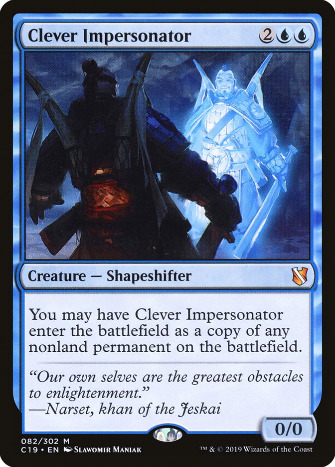Clever Impersonator [Commander 2019] | Webway Games
