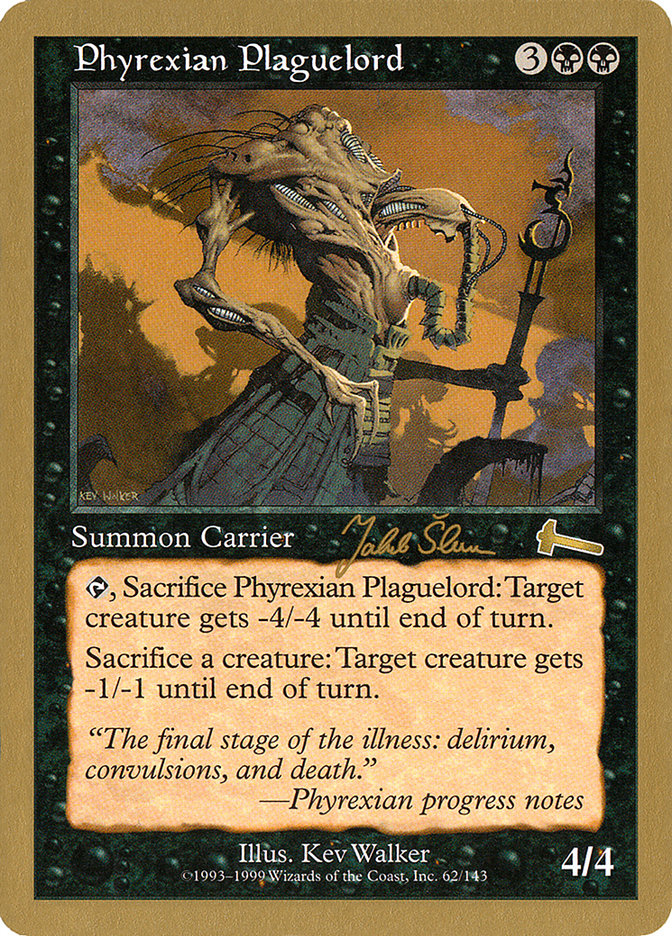Phyrexian Plaguelord (Jakub Slemr) [World Championship Decks 1999] | Webway Games
