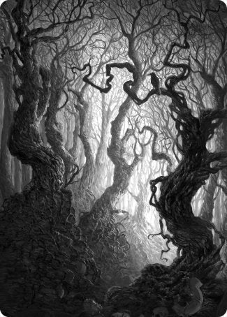 Forest 2 Art Card [Innistrad: Midnight Hunt Art Series] | Webway Games