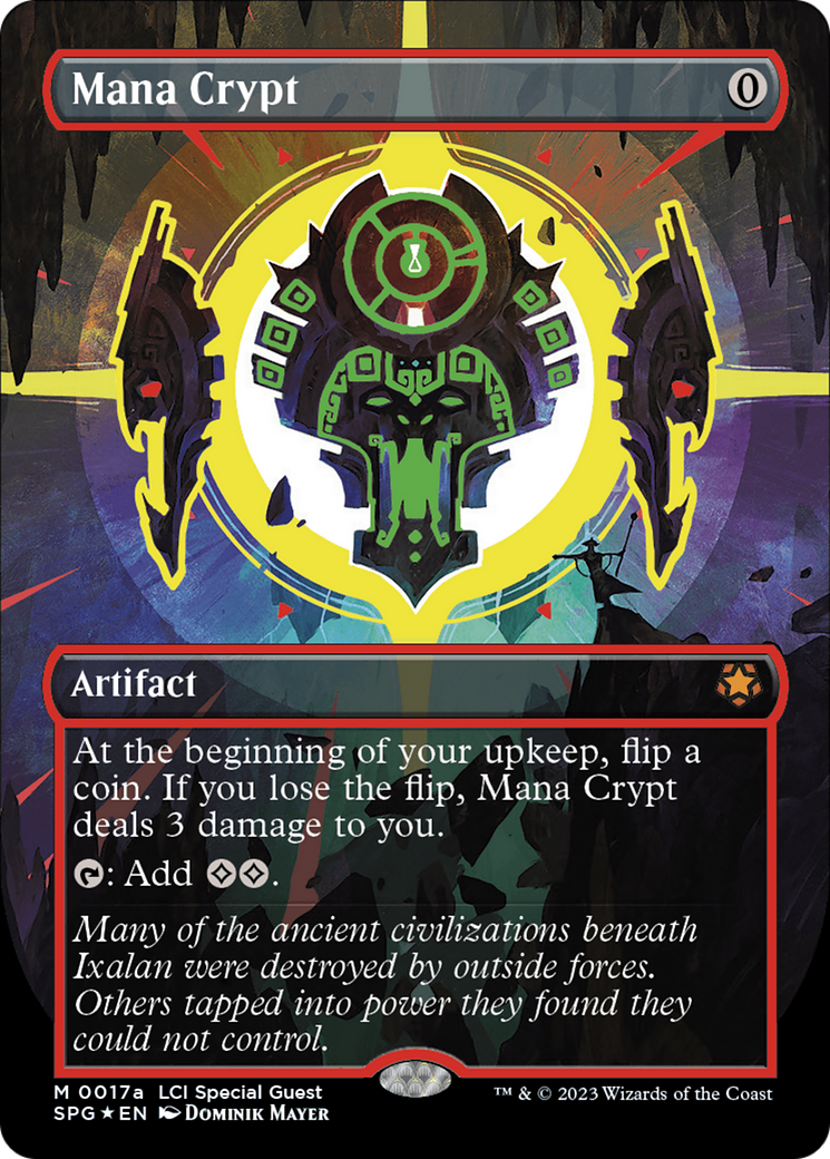 Mana Crypt (0017a) (Borderless) [The Lost Caverns of Ixalan Special Guests] | Webway Games