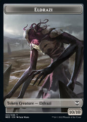 Eldrazi // Human Soldier Double-sided Token [Streets of New Capenna Commander Tokens] | Webway Games
