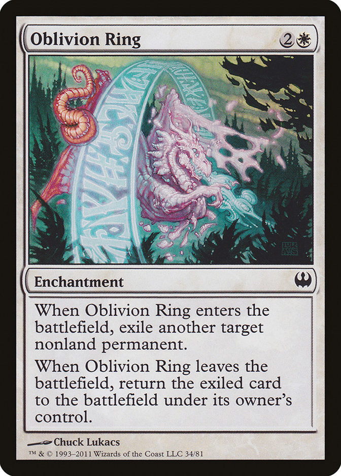 Oblivion Ring [Duel Decks: Knights vs. Dragons] | Webway Games