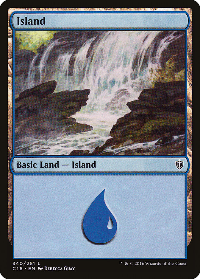 Island (#340) [Commander 2016] | Webway Games