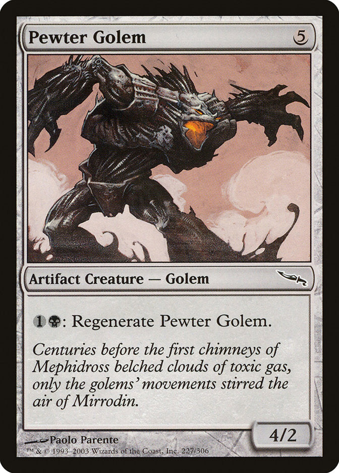 Pewter Golem [Mirrodin] | Webway Games