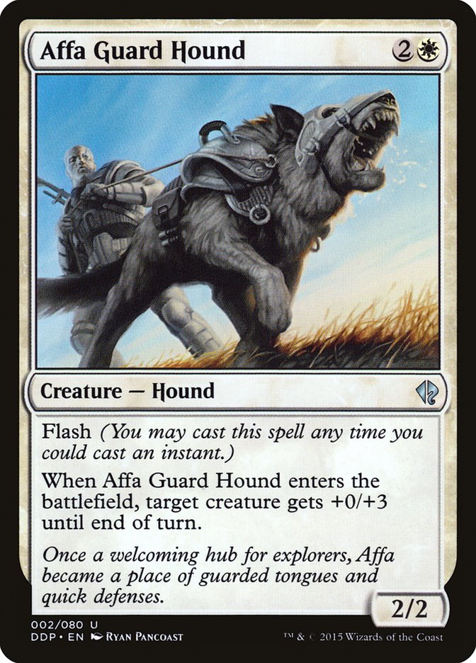 Affa Guard Hound [Duel Decks: Zendikar vs. Eldrazi] | Webway Games