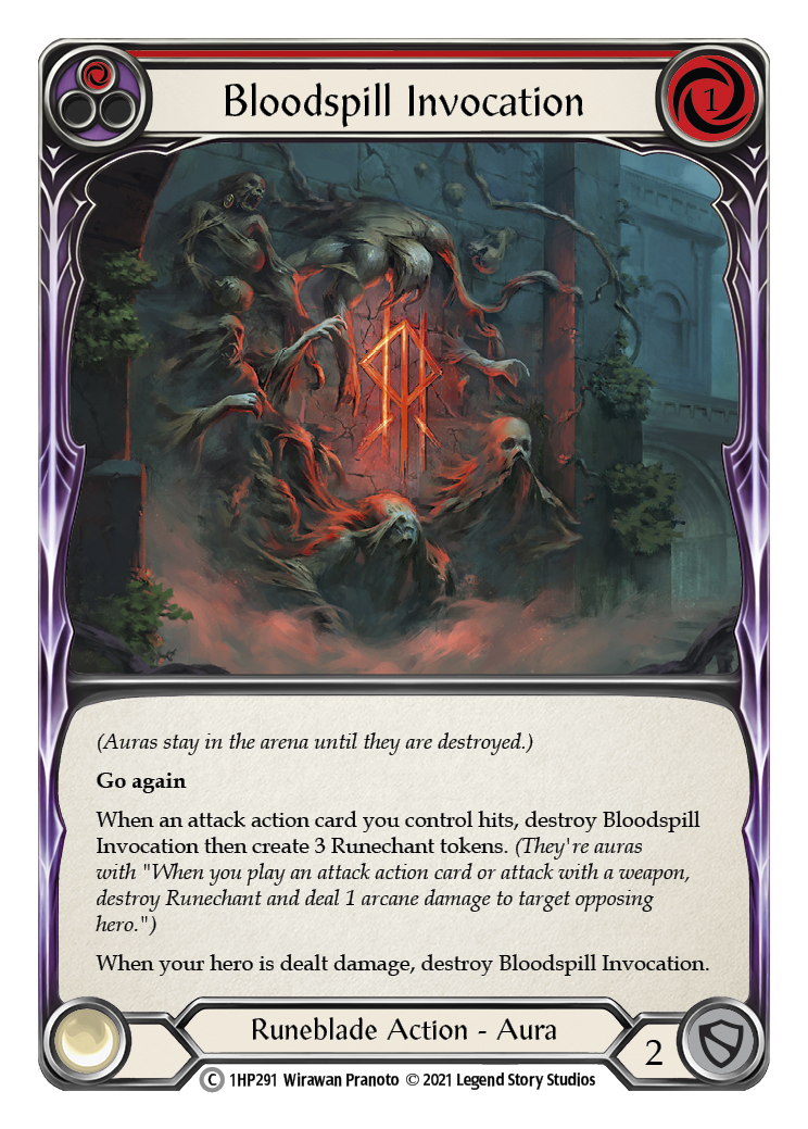 Bloodspill Invocation (Red) [1HP291] | Webway Games